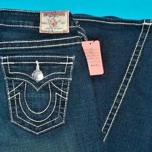 28 X 34 TRUE RELIGION JOEY BIG T FLARE JEANS
